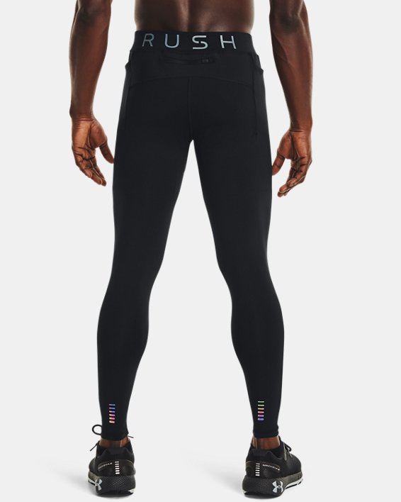 กางเกงรัดรูป UA RUSH™ HeatGear® Stamina สำหรับผู้ชาย in Black image number 1